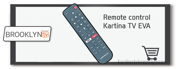 Remote control Kartina TV Eva