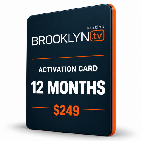Kartina TV 12-Month Activation Card