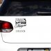 Creative car sticker "break the zhiguli chini"
